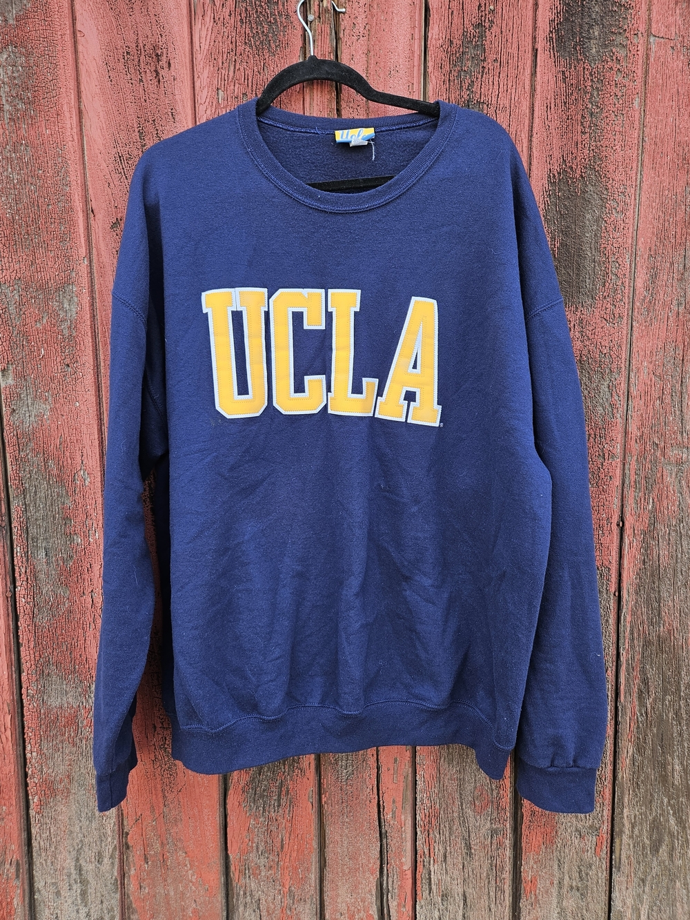 UCLA Navy Crewneck Sweatshirt with Yellow Lettering